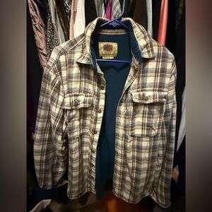 Boston Traders Plaid Flannel Fleece Lined  Shirt